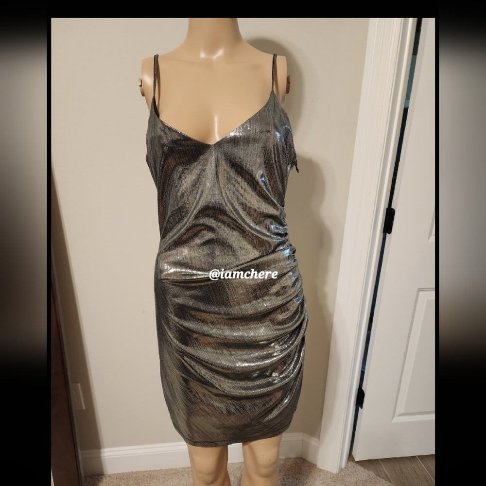 Forever 21 Metallic Party Dress